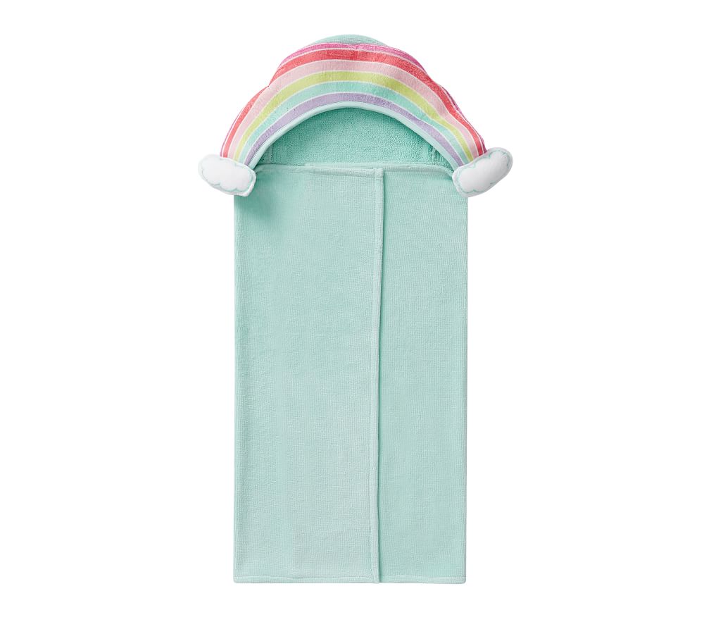 Rainbow Baby Hooded Towel